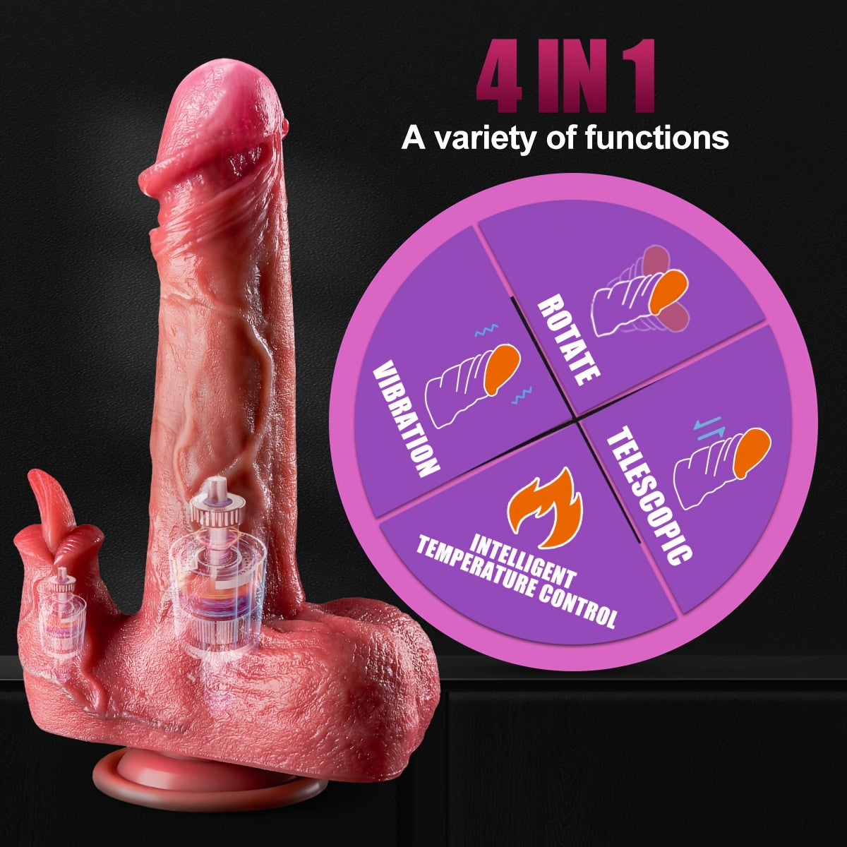 Dildo Licking Vibrator For G-spot