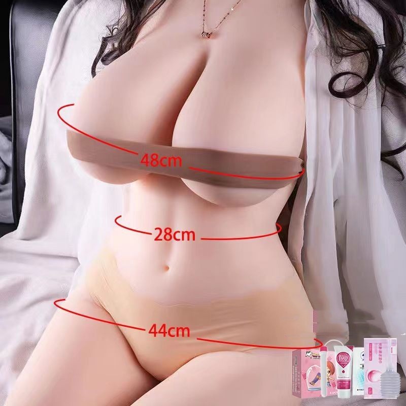Solid Doll Silicone Half Body Toy