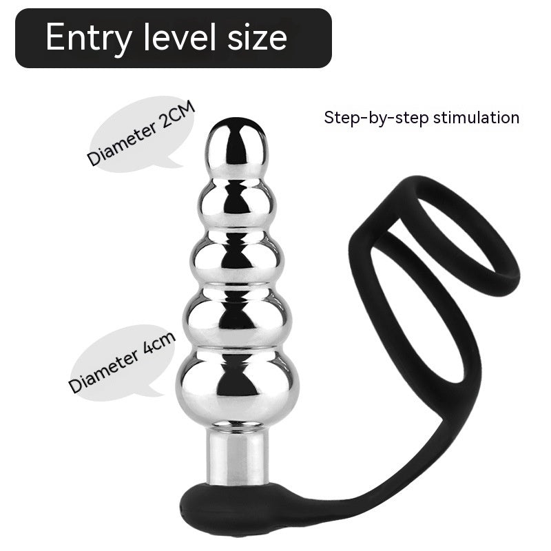 Thread Metal Remote Control Vibration Sex Toy Butt Plug