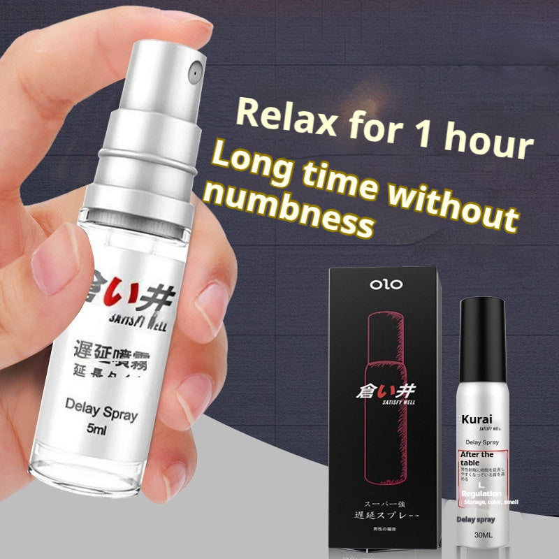 Long-lasting Spray Delay Time in Bed