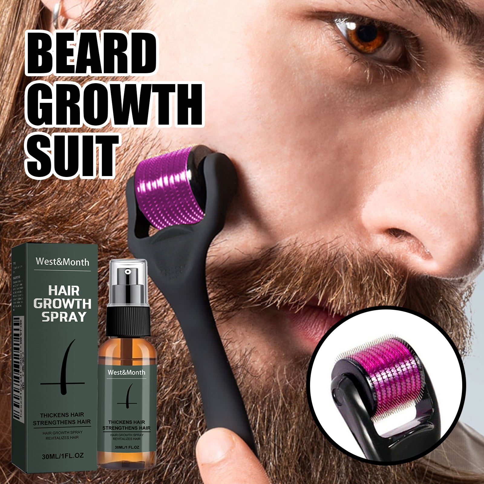 Moustache Moisturizing Spray Facial Hair